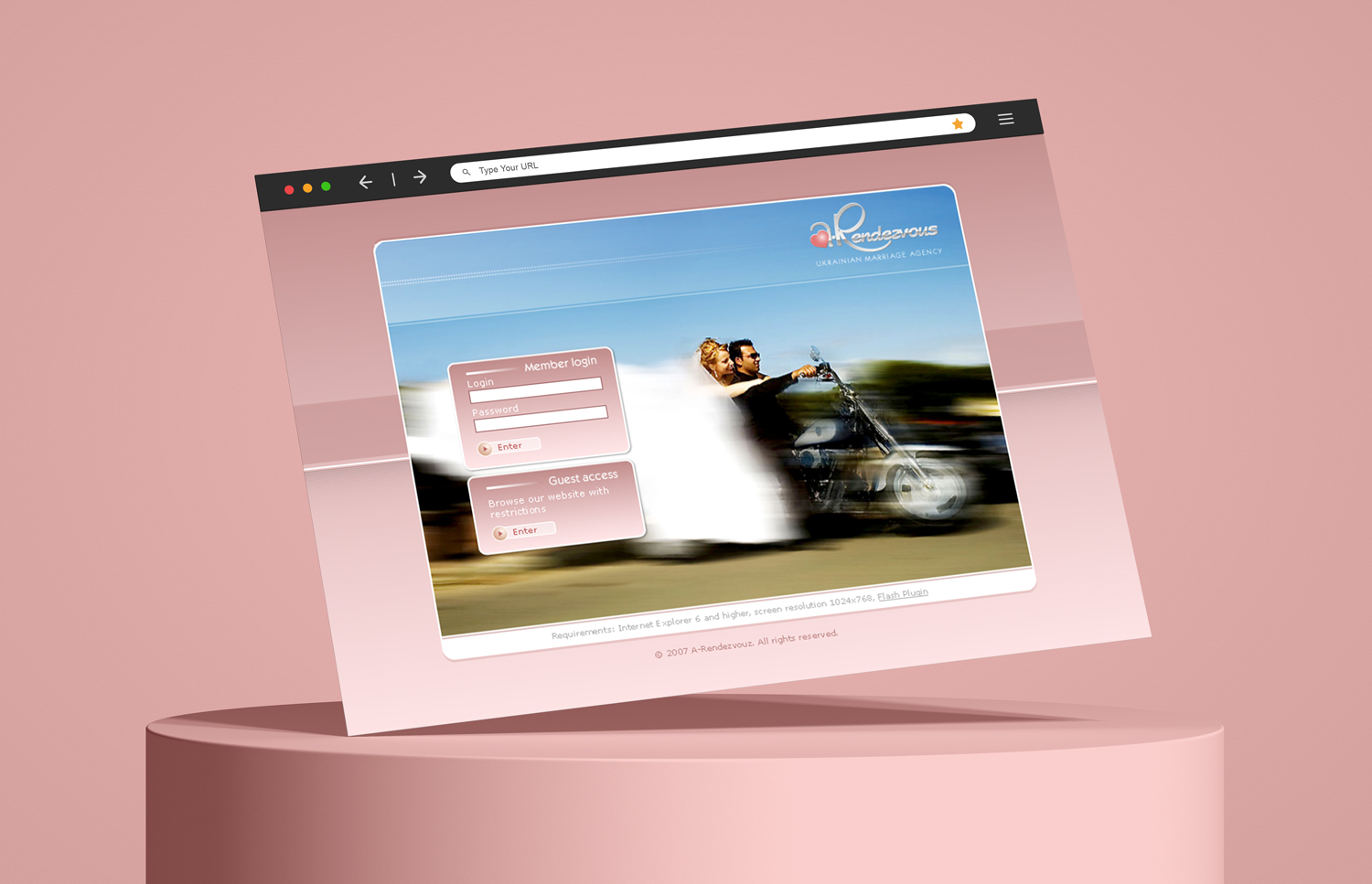 "A-Rendezvous" Website Developing