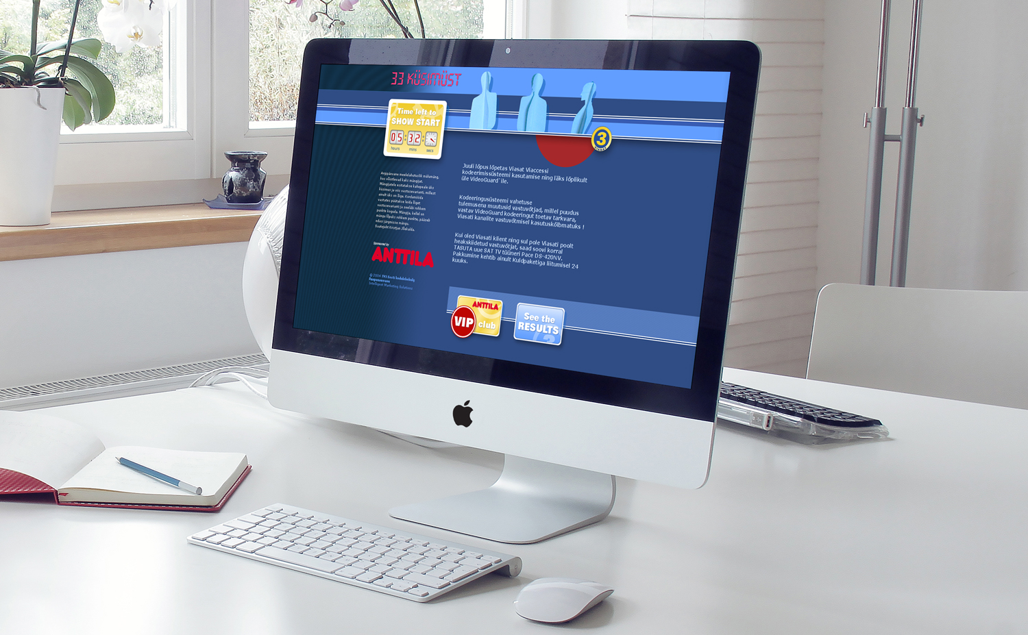 "33 Kusimust" Website Design