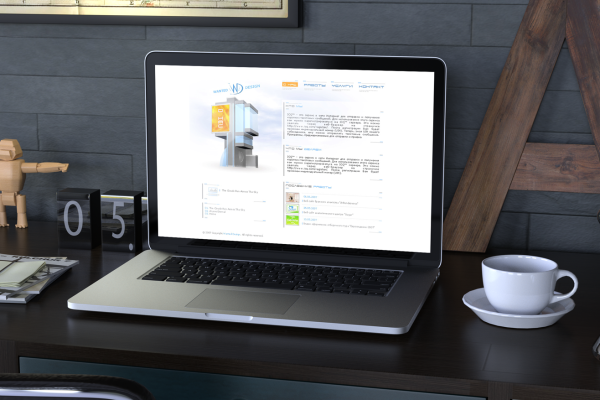 Wanted Design v2 website design